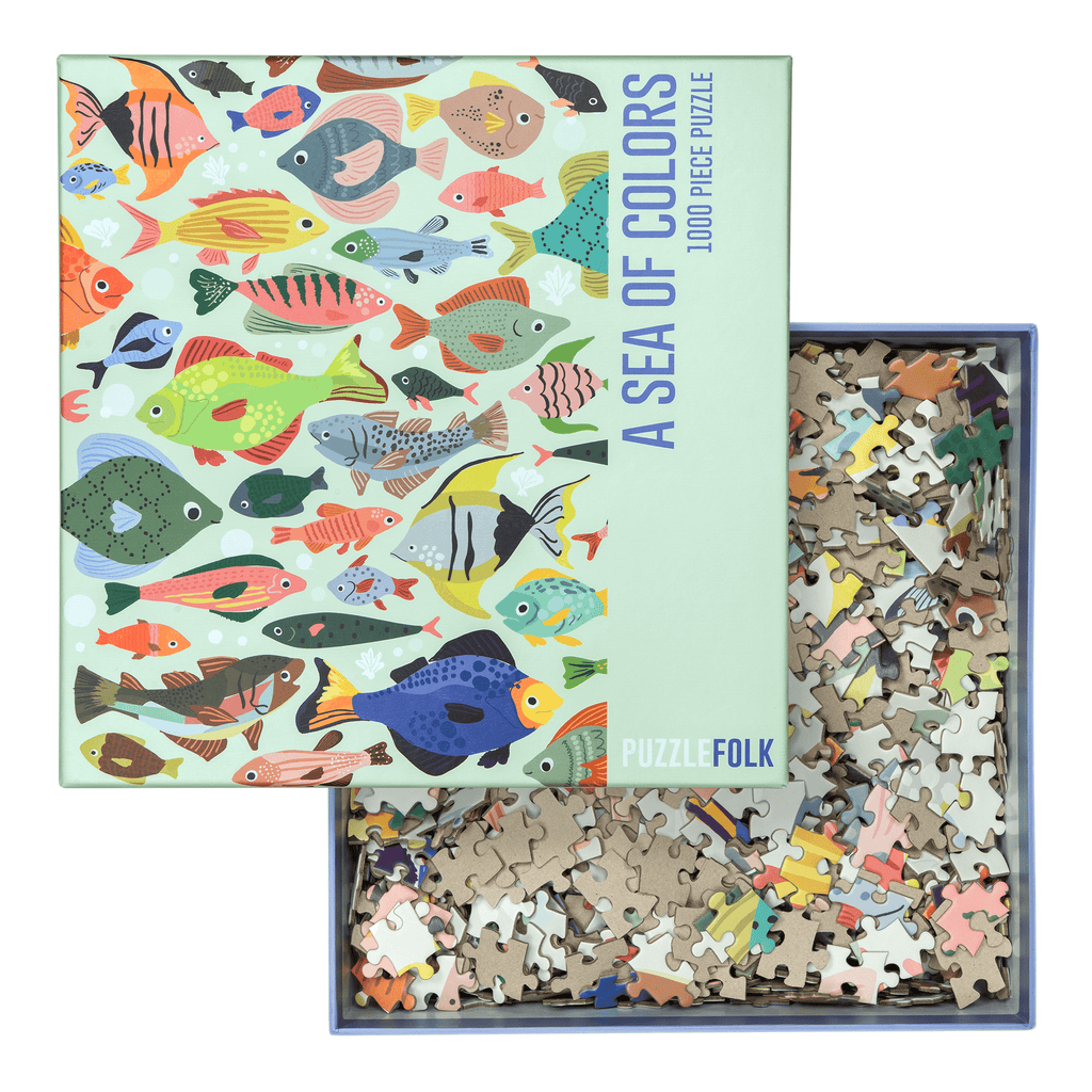 A Sea of Colors 1000 Piece Jigsaw Puzzle | Puzzlefolk