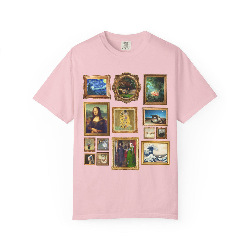 Art History Lover Tee Shirt: Famous Paintings