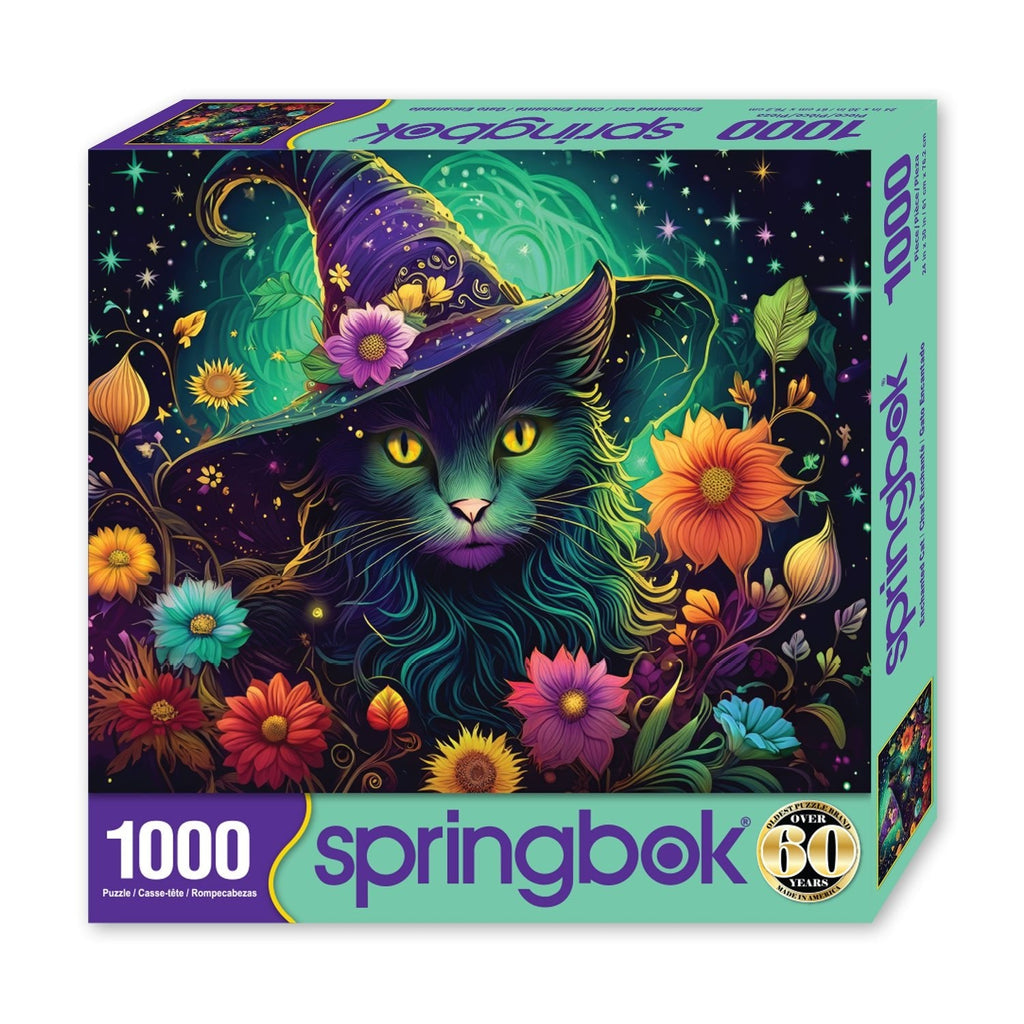 Enchanted Cat 1000 Piece Jigsaw Puzzle | Springbok Puzzles