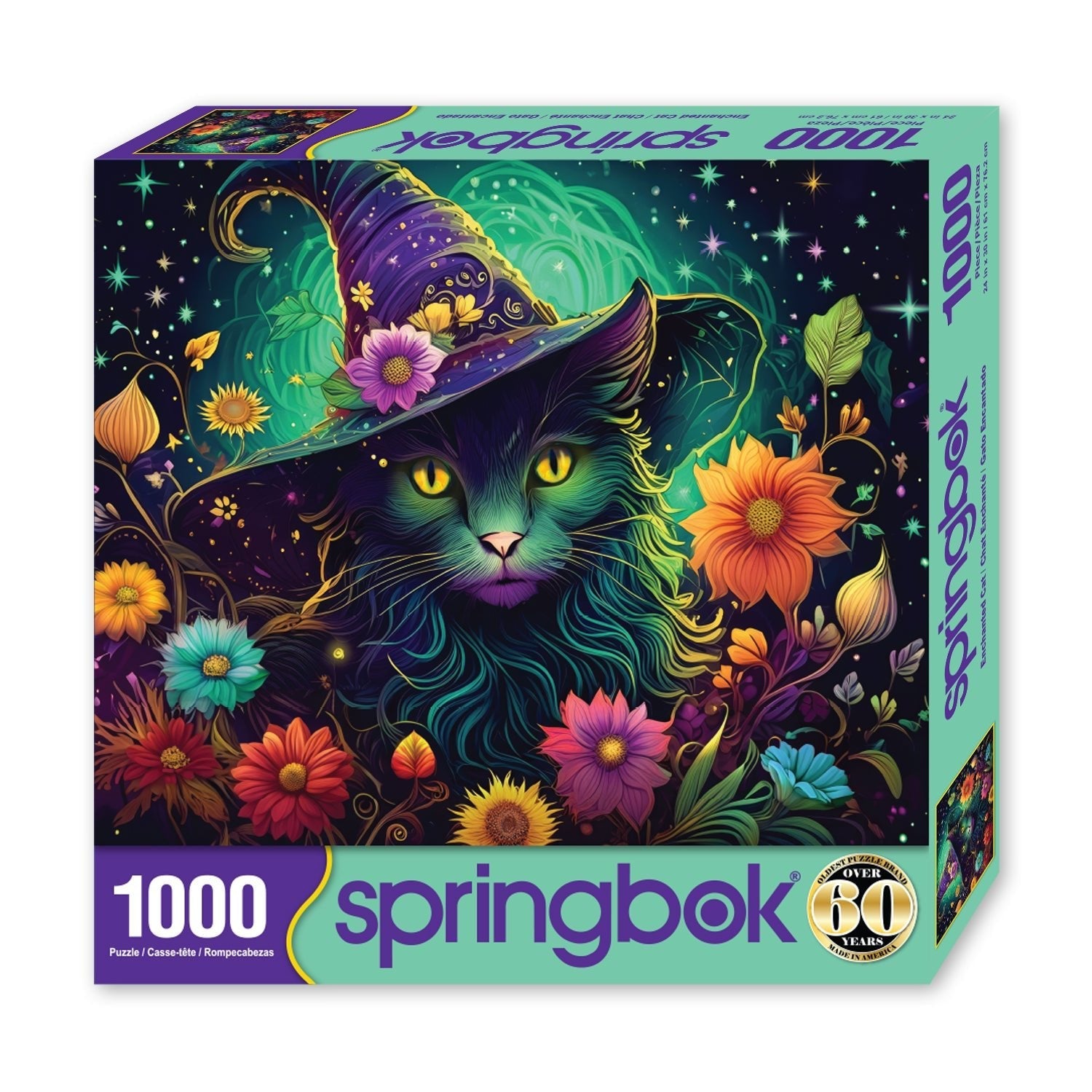 Enchanted Cat 1000 Piece Jigsaw Puzzle | Springbok Puzzles