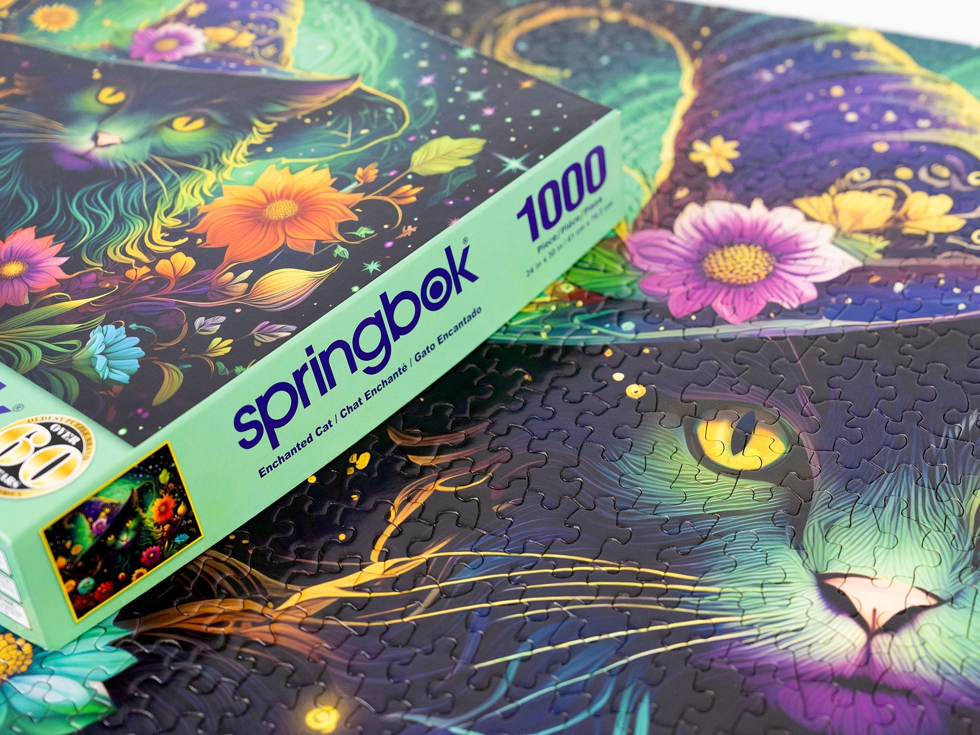 Enchanted Cat 1000 Piece Jigsaw Puzzle | Springbok Puzzles