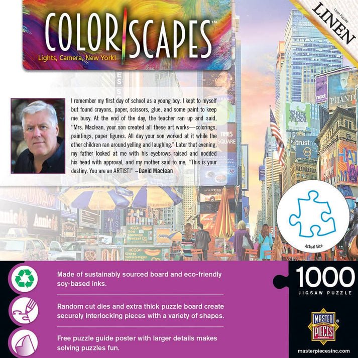 Lights, Camera, New York! 1000 Piece Jigsaw Puzzle | Masterpieces