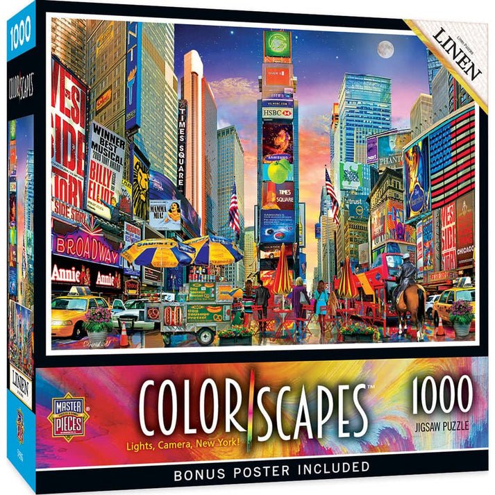Lights, Camera, New York! 1000 Piece Jigsaw Puzzle | Masterpieces