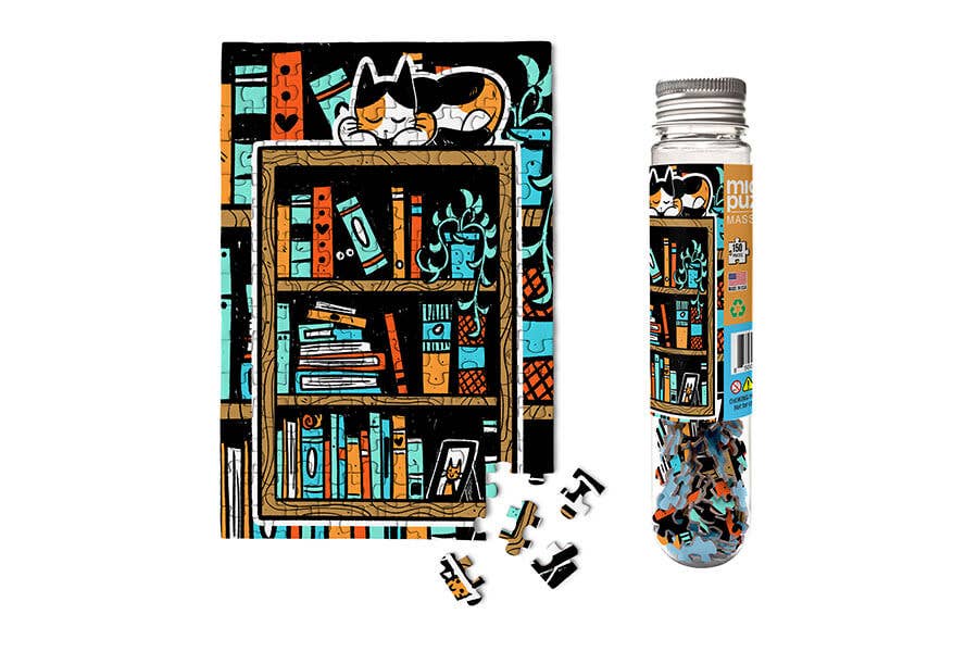 Paws N' Pages Mini Jigsaw Puzzle | MicroPuzzles